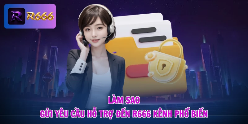 Làm sao gửi yêu cầu hỗ trợ đến R666 kênh phổ biến