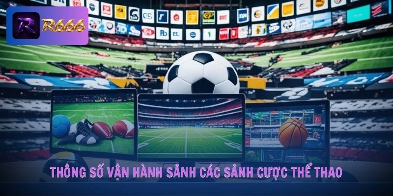 Thông số vận hành sảnh các sảnh cược thể thao